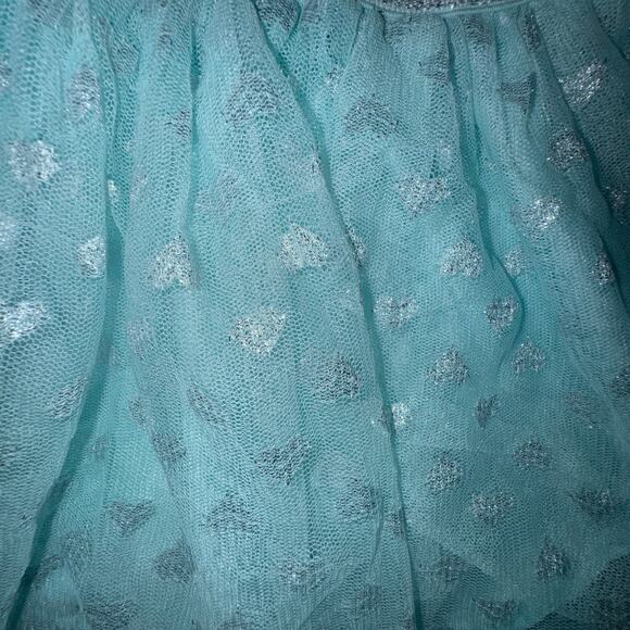 The Children's Place Girls Size 4T Skirt Tulle Layered Metallic Heart Party - Picture 5 of 5
